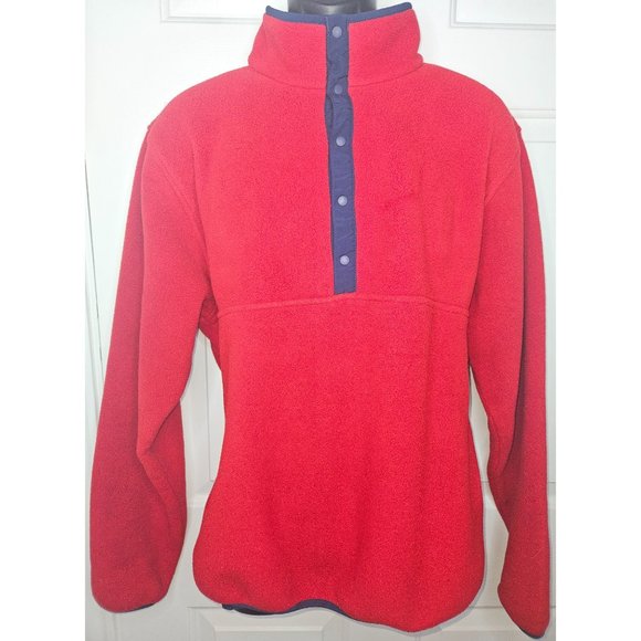 L.L. Bean Mens Sweater Fleece Quarter-Snap Pullover Large - Picture 2 of 7